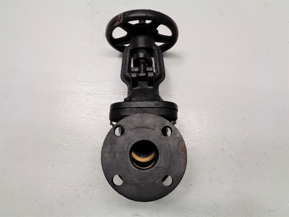 Milwaukee 2" 125# Cast Iron IBBM Gate Valve, 200 WOG, #F2885 A